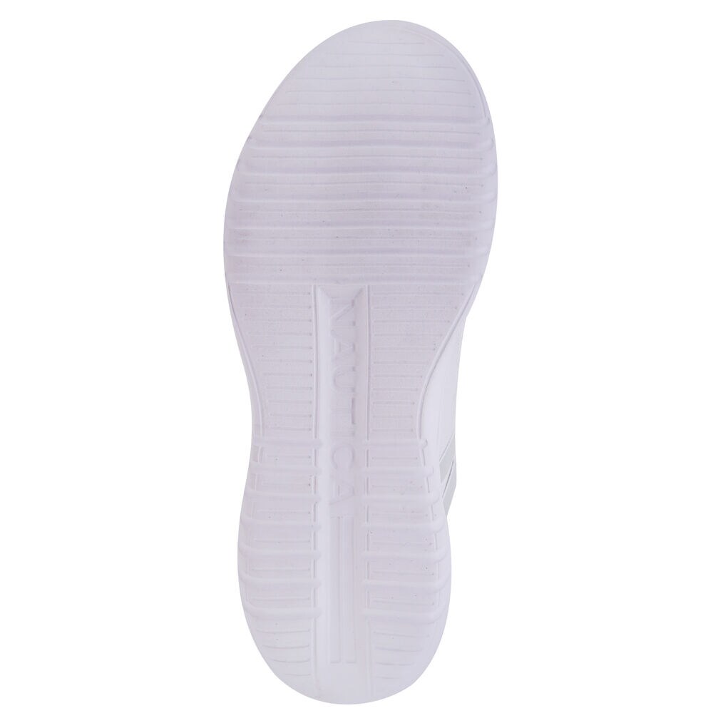 LOGO-STRAP MESH SNEAKER,Antique White Wash,large