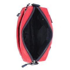LOGO NYLON PUFFER BAG,Nautica Red/Orange,large