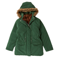 Little Girls' 3-in-1 Parka Jacket (4-6X),Olive,large