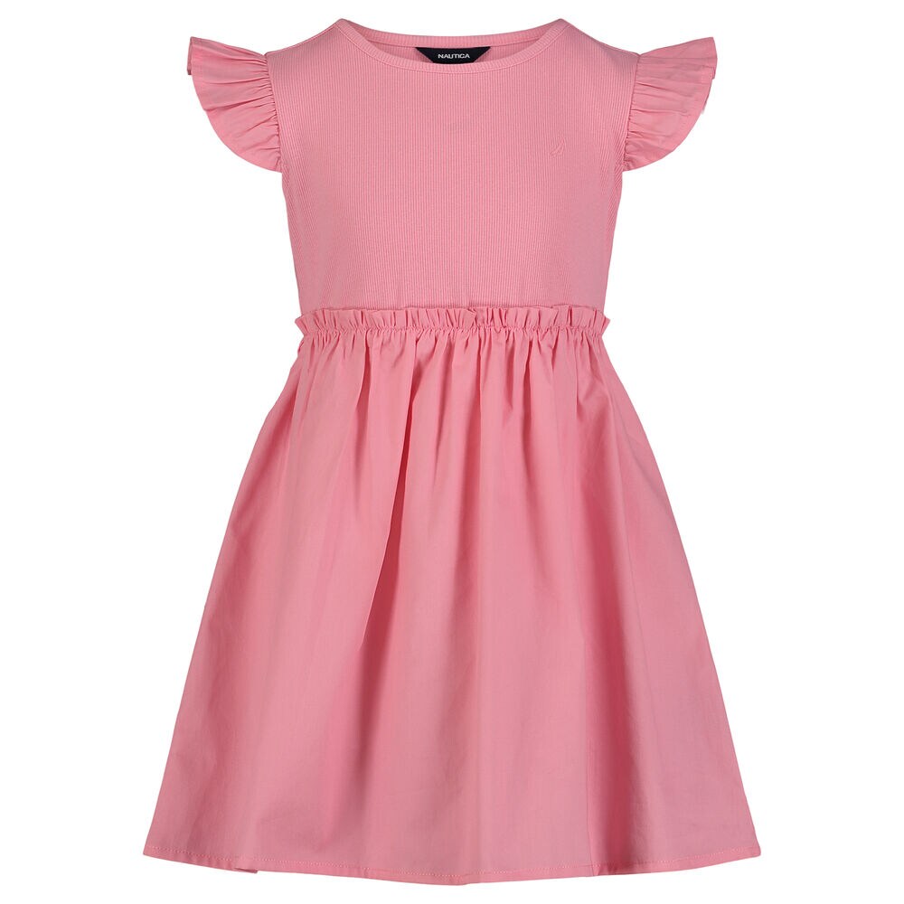 Toddler Girls' Empire Waist Dress (2T-4T),Purple,large