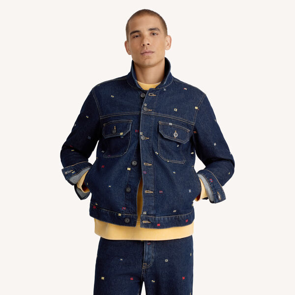 Embroidered Denim Jacket