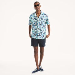 Beach Boys x Nautica Short-Sleeve Printed Camp Shirt,Blue Depths,large