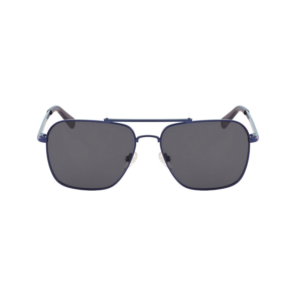 Navigator Sunglasses with Matte Frame,Navy,large