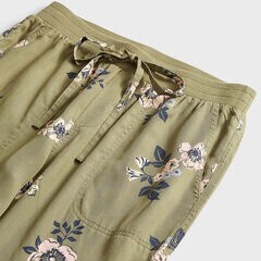 SUSTAINABLY CRAFTED FLORAL PRINT JOGGER,Teal Wave,large