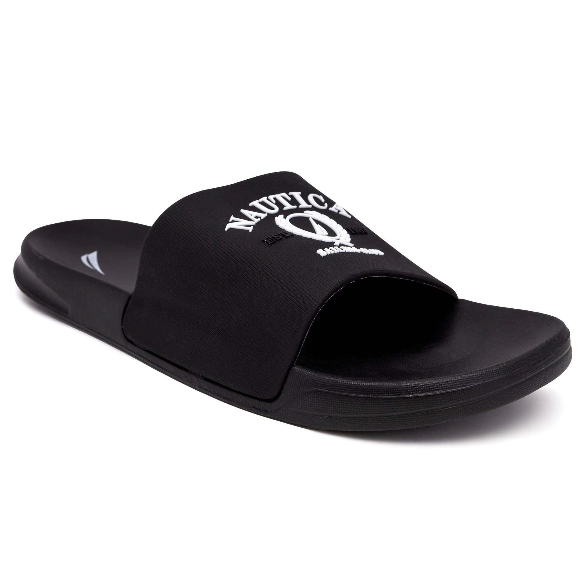 brand icon Slide Sandal,Black,large