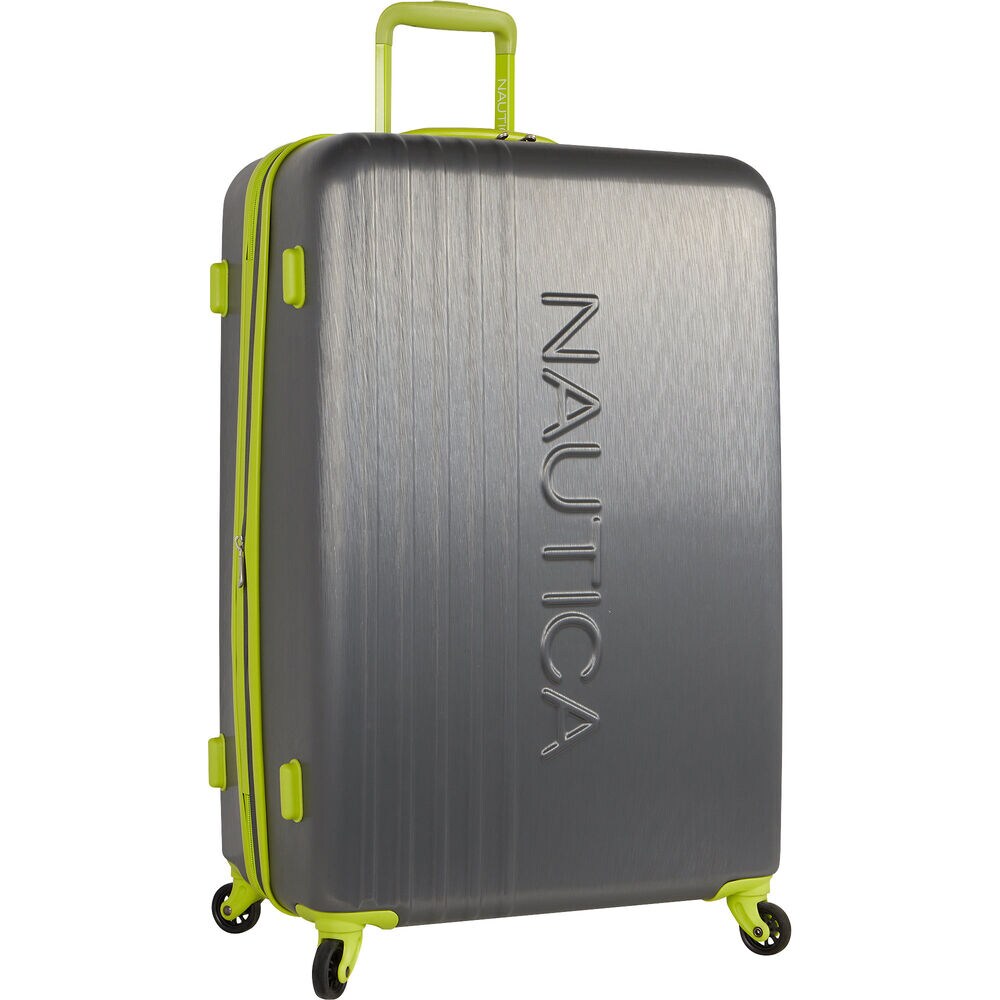 Lifeboat 28" Expandable Spinner Luggage,Charcoal,large