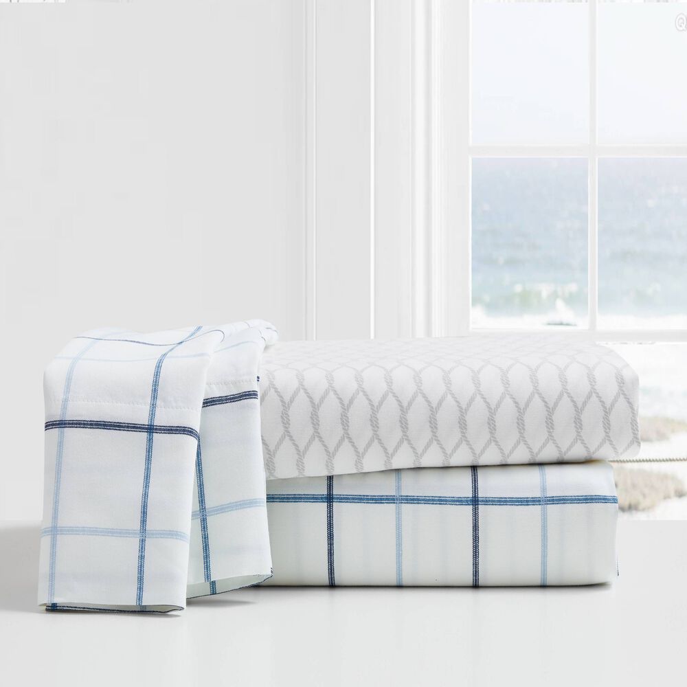 ROPE PRINT KING SHEET SET,Sienna-dust,large
