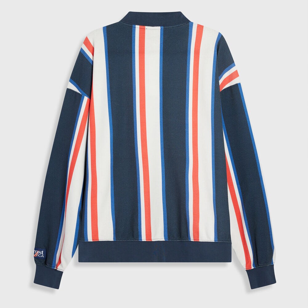 KROST x Nautica Crew Rugby Shirt,Navy,large