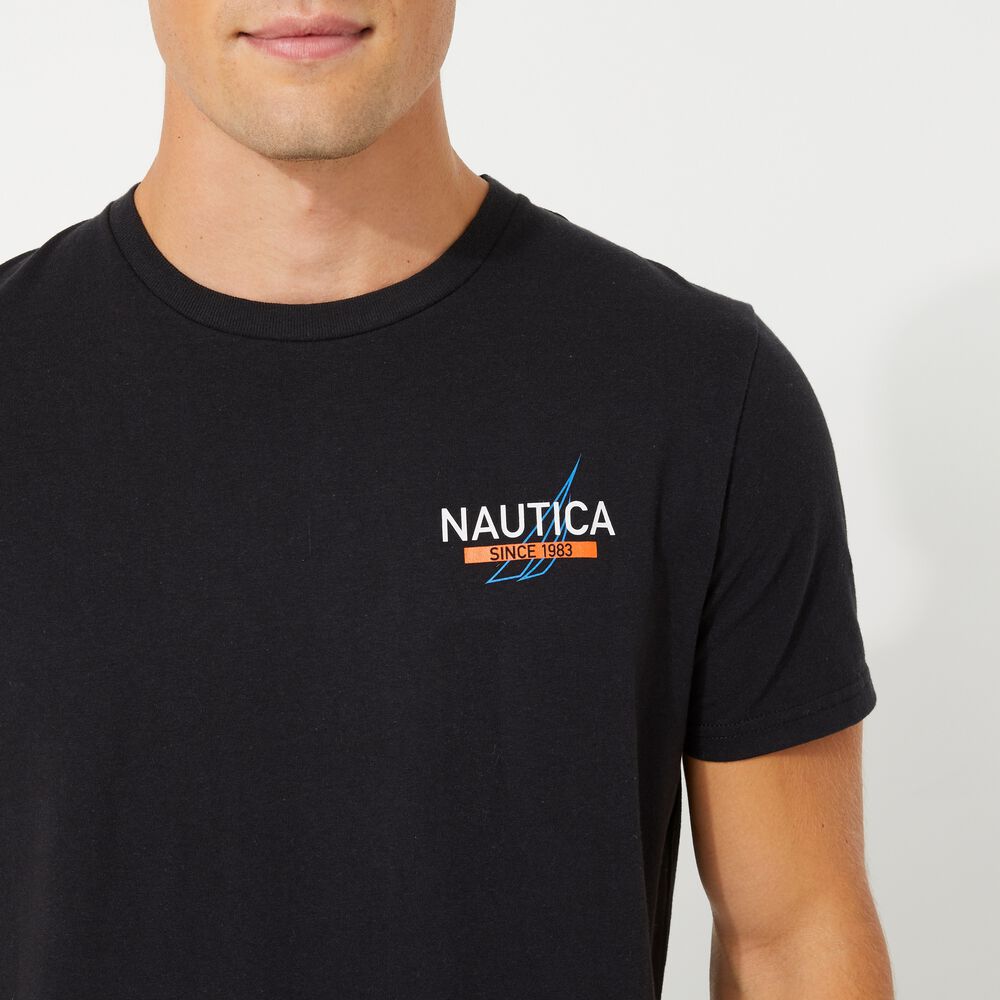 BIG & TALL SUSTAINABLY CRAFTED GRAPHIC T-SHIRT,True Black,large