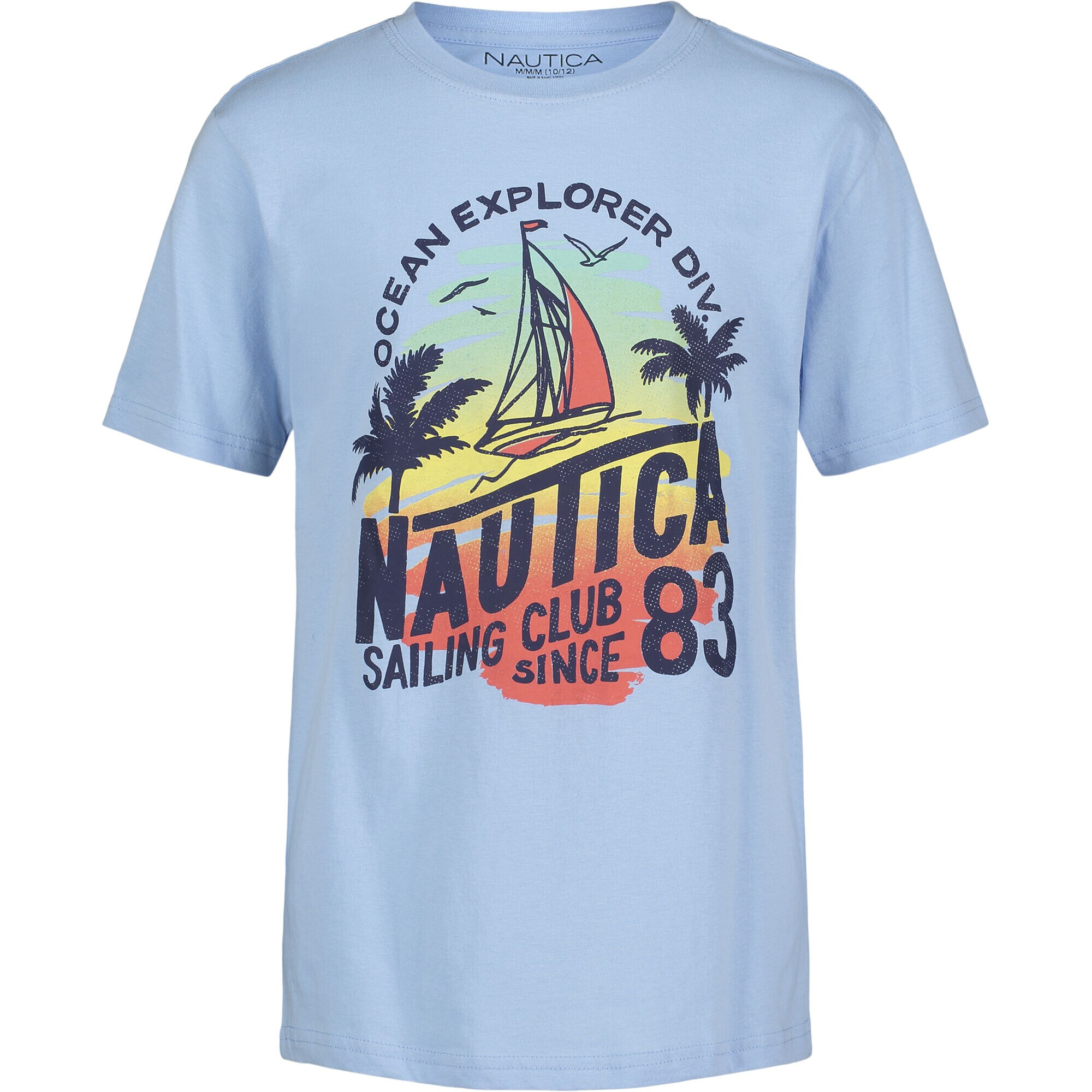 LITTLE BOYS' OCEAN EXPLORER GRAPHIC T-SHIRT (4-7),Azure Blue,large