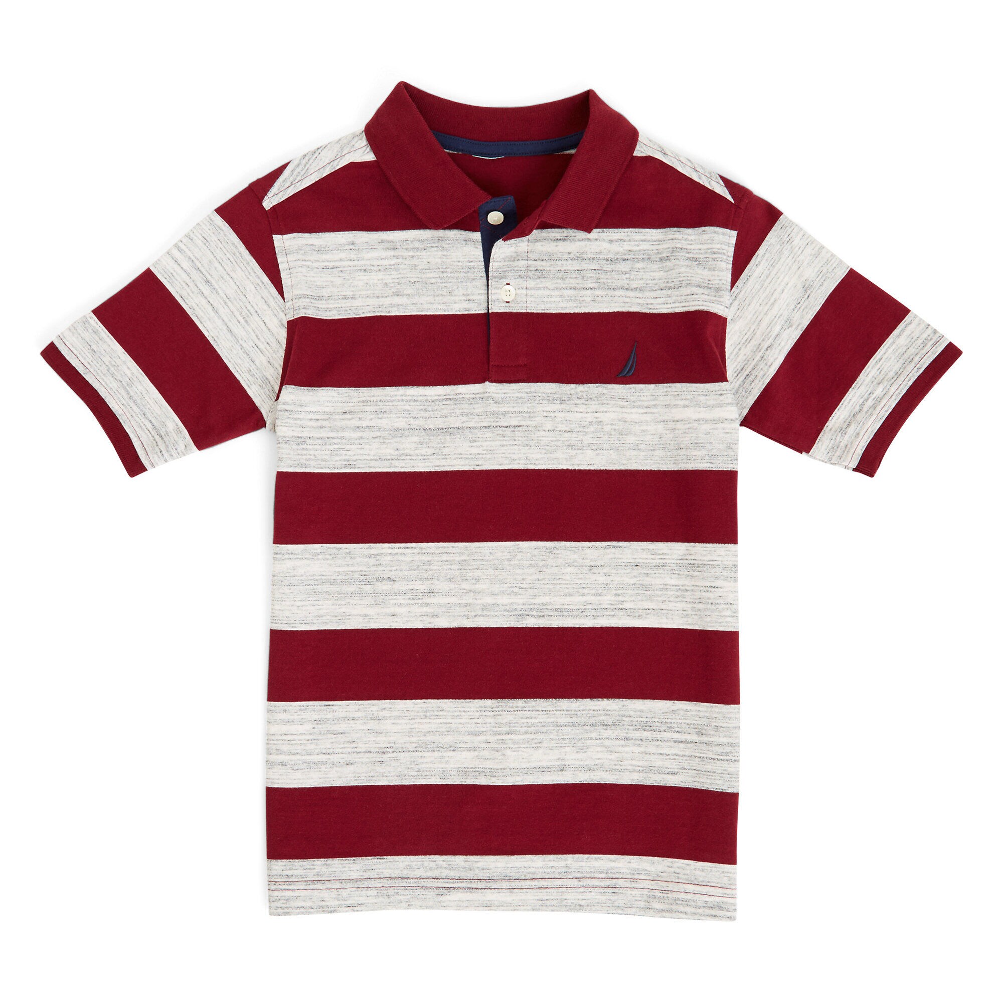 Little Boys' Trevor Space Dye Striped Polo (4-7),Pale Orchid,large