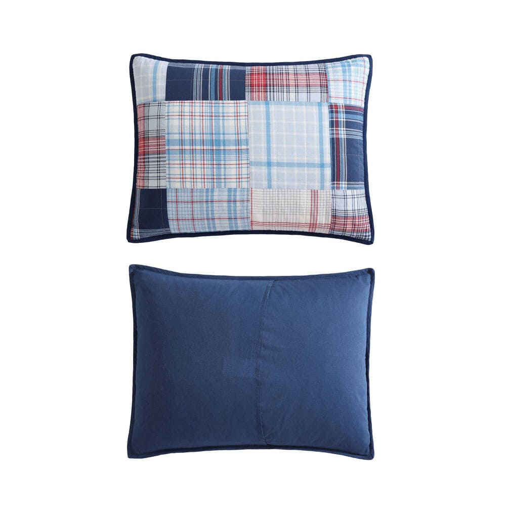 Stony Point Blue Full/Queen Quilt,Classic Blue,large