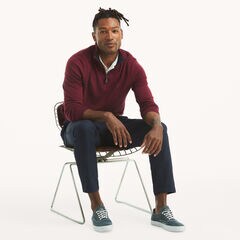 Navtech Quarter-Zip Sweater,Zinfandel,large