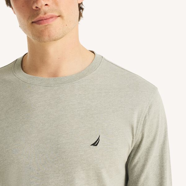 Long-Sleeve T-Shirt & Printed Fleece Pant Pajama Set