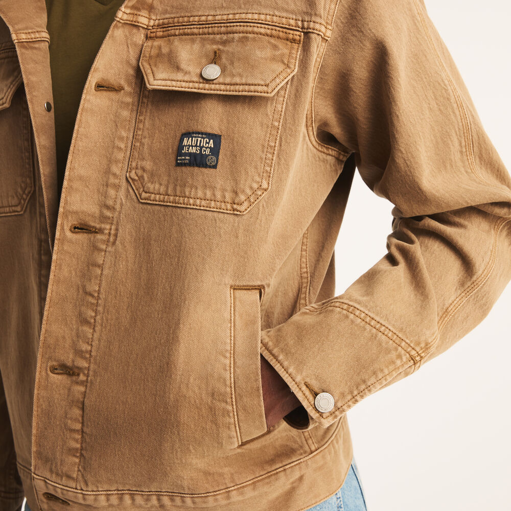 Nautica Jeans Co. Denim Work Jacket,ALL SPICE,large