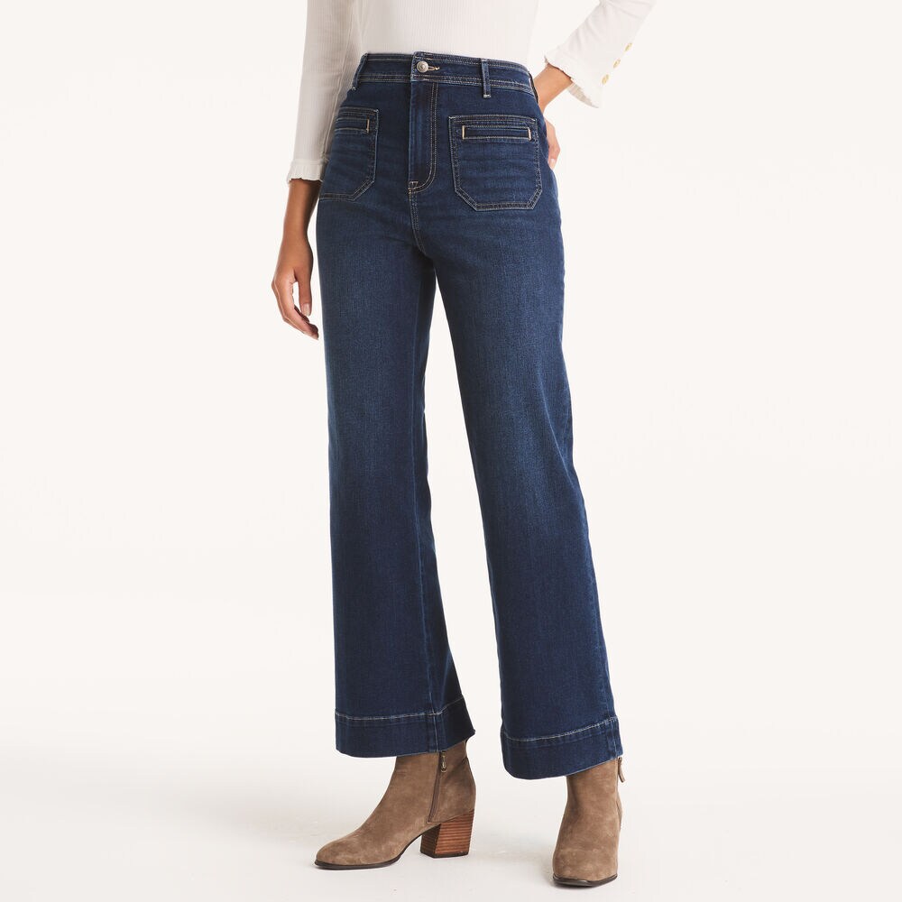 Mid-Rise Patch Pocket Denim,Reef Blue,large