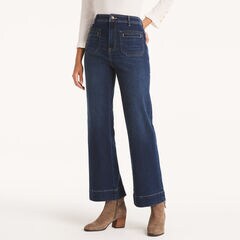 Mid-Rise Patch Pocket Denim,Reef Blue,large
