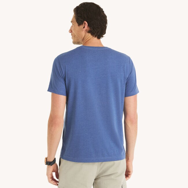 Heathered V Neck T Shirt Nautica