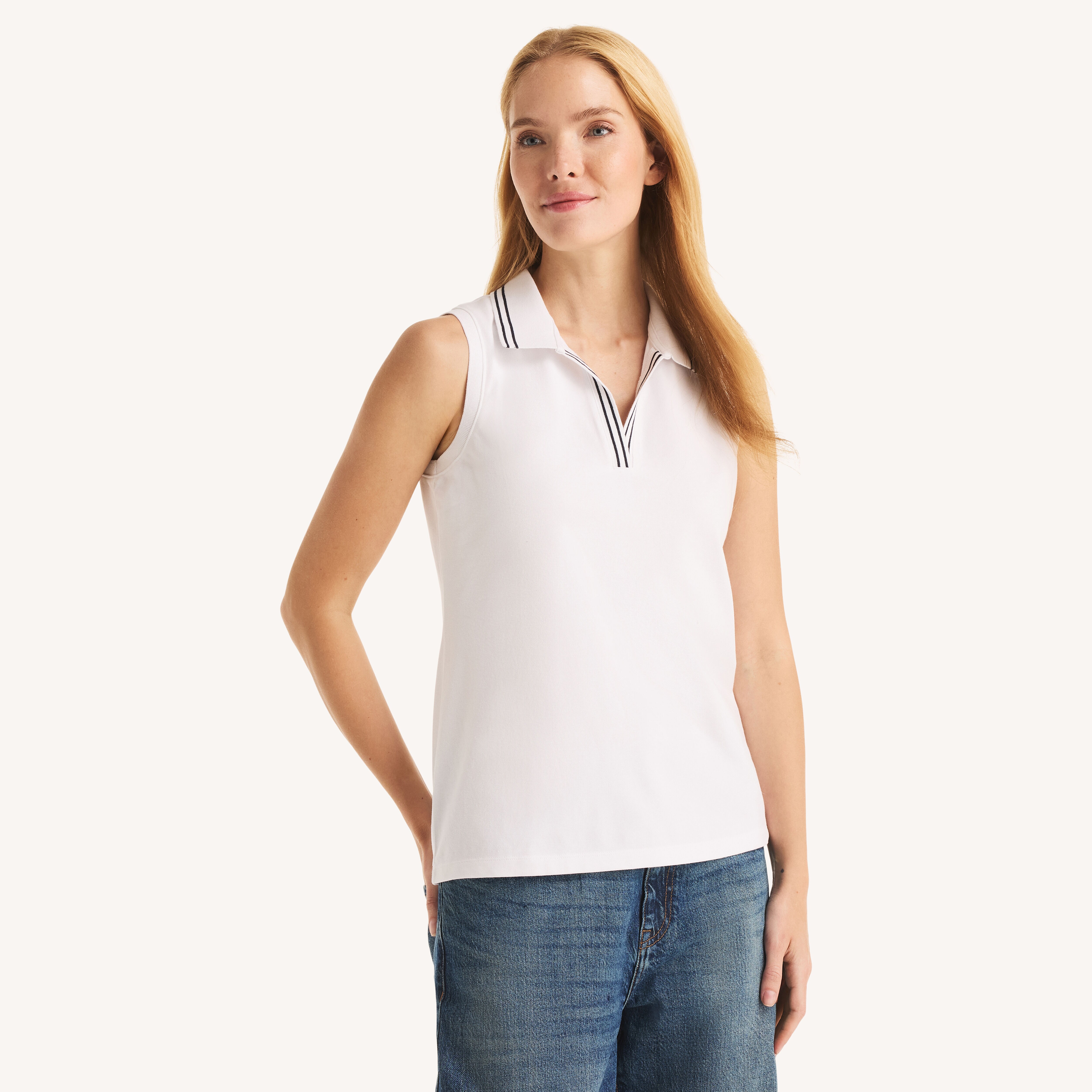 トップス pedestalpolo Sleeveless Deck Polo | Nautica