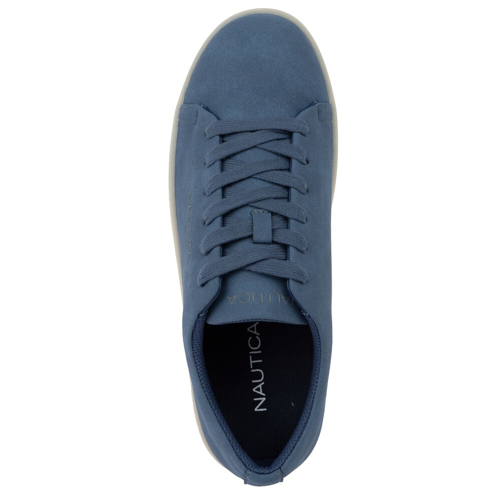 Lace-Up Logo Sneaker,Ice Blue,large