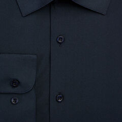 Slim Fit Wrinkle-Resistant Dress Shirt,Dark Navy,large