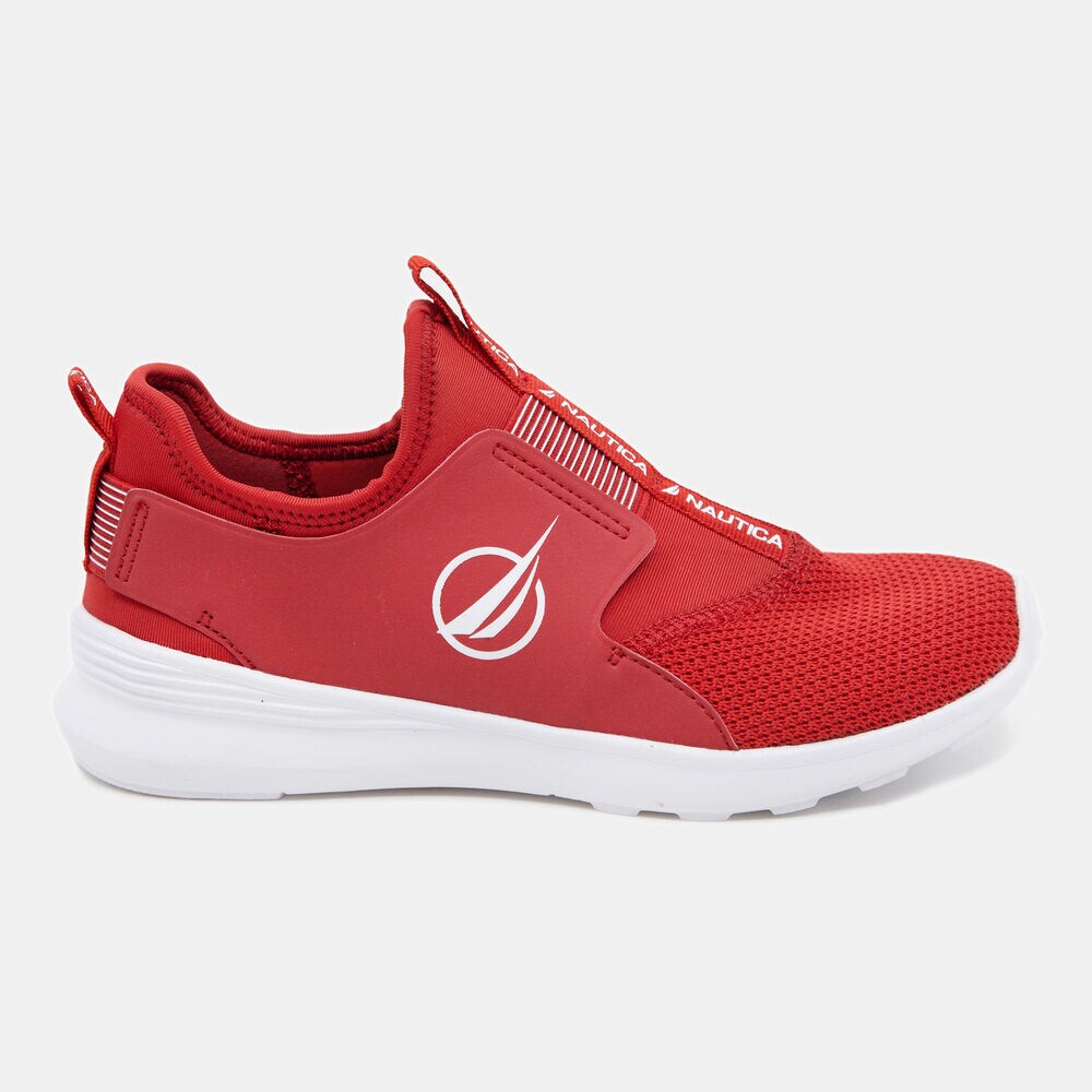 AMBREA MESH SLIP ON SNEAKERS,Nautica Red,large