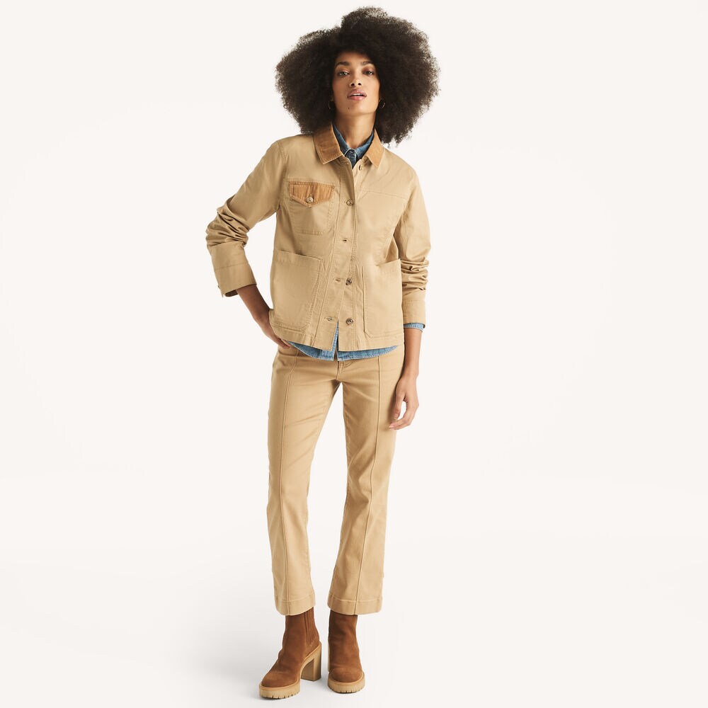 Corduroy Utility Jacket,Coastal Tan,large