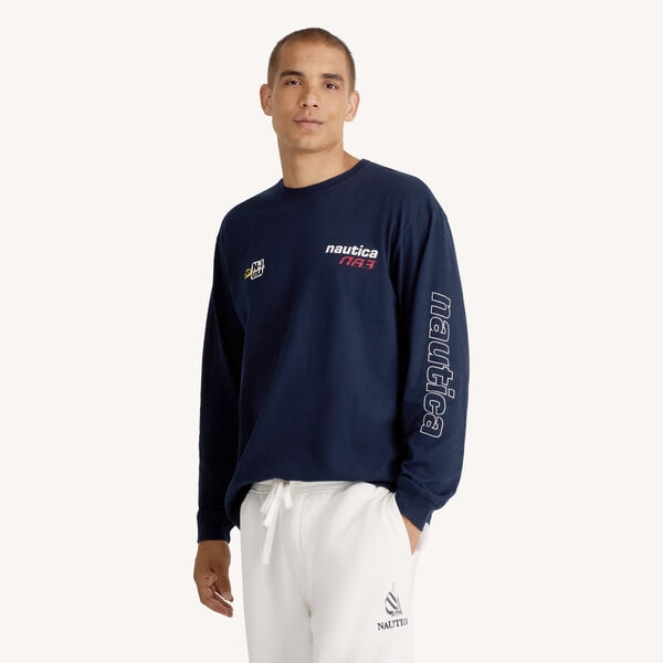 Long-Sleeve Logo Crewneck 
