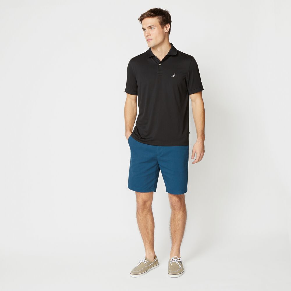 CLASSIC FIT PERFORMANCE GOLF POLO,True Black,large