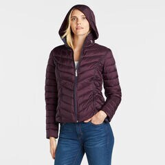 REVERSIBLE PACKABLE HOODED COAT,Raisin,large