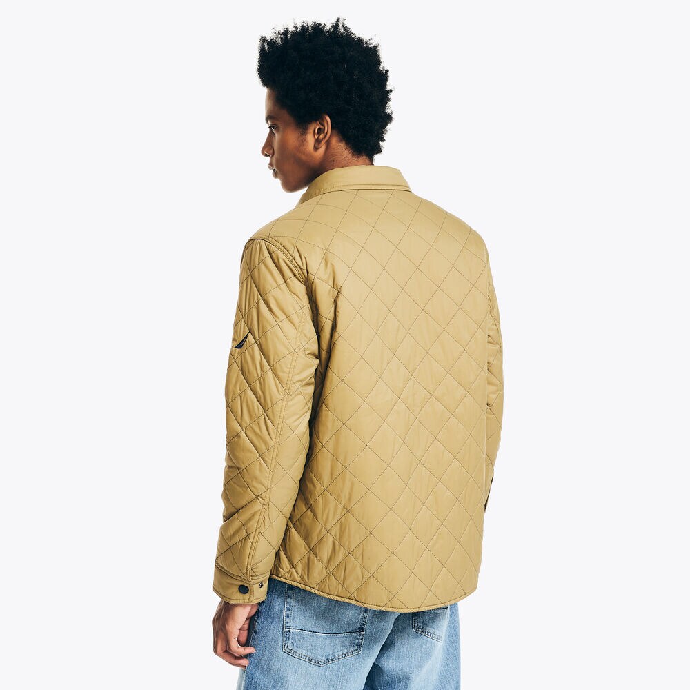 BIG & TALL TEMPASPHERE QUILTED SHIRT JACKET,Bimini Green,large