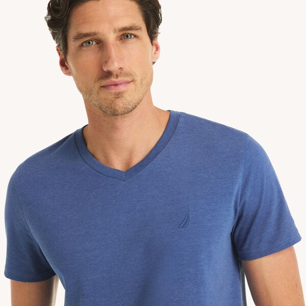 Heather V-Neck Deck T-Shirt