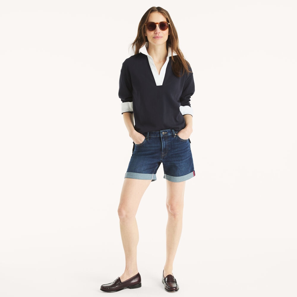 Denim Short,Naval Blue,large