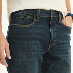 Vintage Straight COOLMAX® EcoMade Stretch Denim,Oatmeal Heather,large