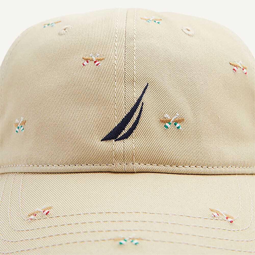 brand icon Embroidered Printed Cap,Woodsage,large
