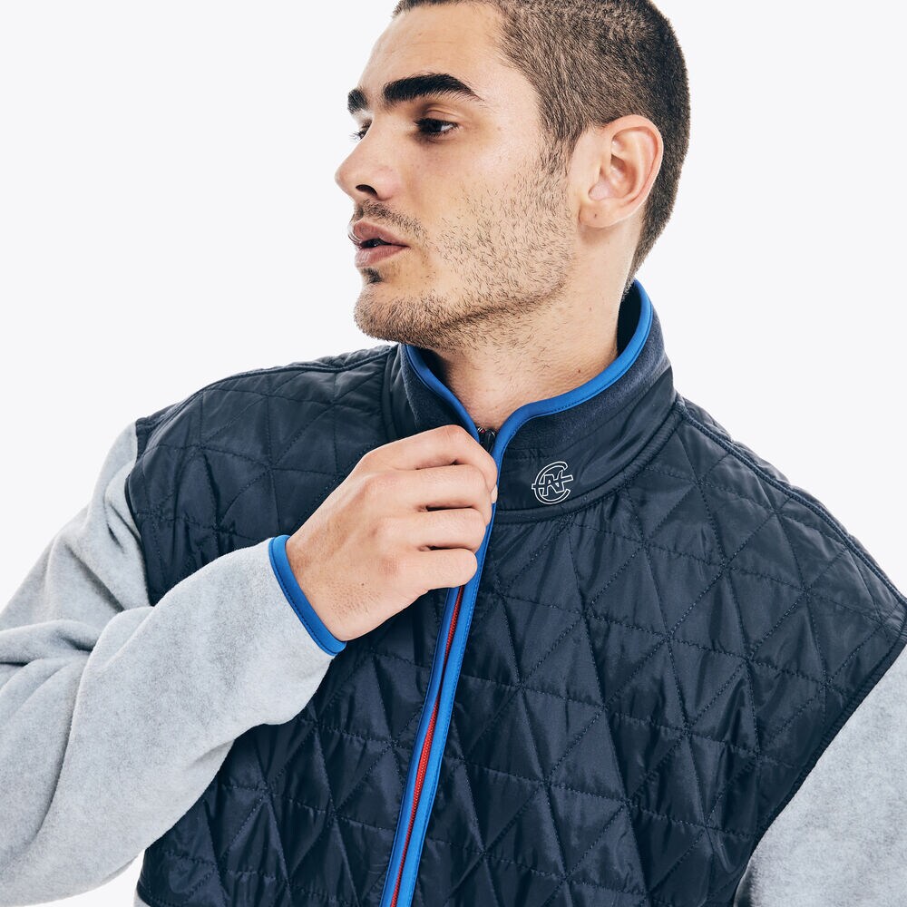COMPETITION FULL-ZIP JACKET,Grey Heather,large