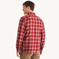 Plaid Shirt,Vintage Berry,large