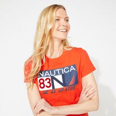 N83 GRAPHIC T-SHIRT,Firey Red,large