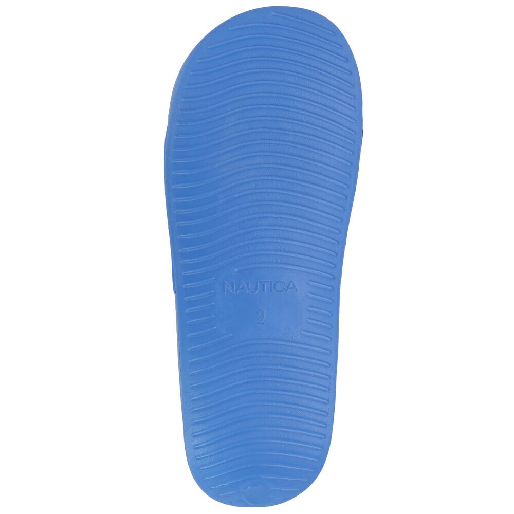 LOGO-EMBOSSED SLIDE SANDAL,Navy,large