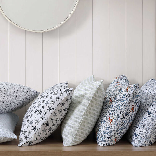 Annie Geo Blue Twin Sheet Set