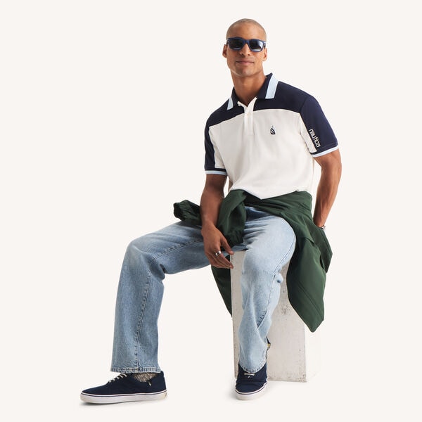 Colorblocked Polo