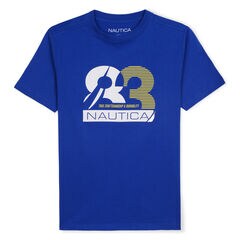 BOY'S HUDSON NAUTICA 83 TEE (2T - 4T),Reef Blue,large