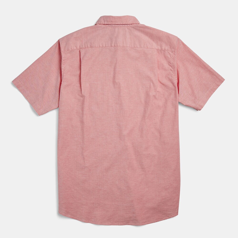 BIG & TALL CLASSIC FIT STRETCH OXFORD SHIRT,Coral Dream,large