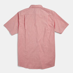 BIG & TALL CLASSIC FIT STRETCH OXFORD SHIRT,Coral Dream,large