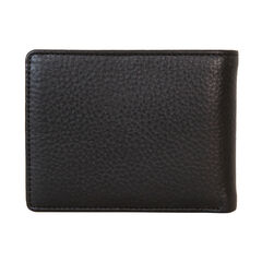 EXTRA CAPACITY LEATHER WALLET,Black,large