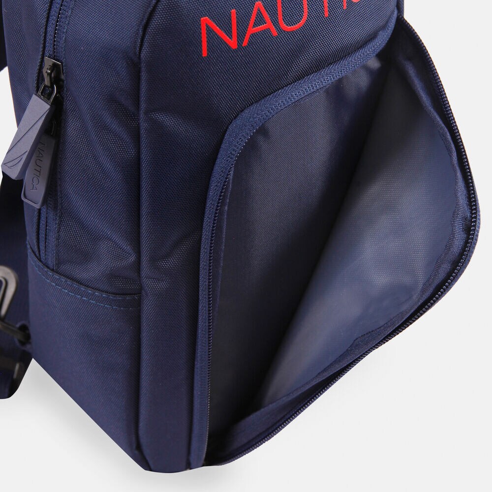 brand icon Sling Bag,Workshirt Blue,large