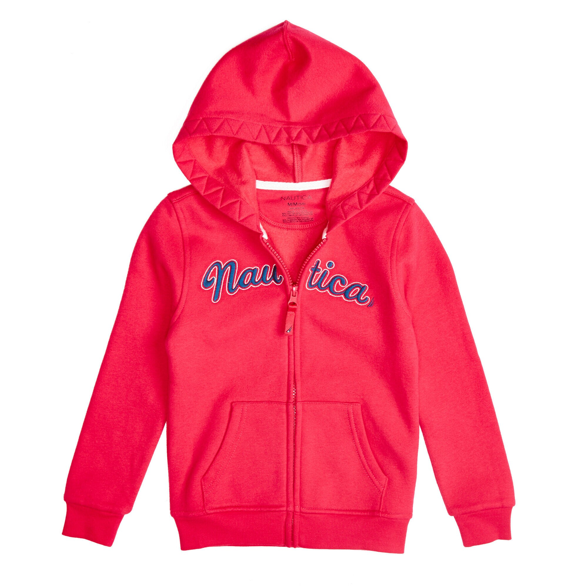 Toddler Girls' Nautica Full-Zip Hoodie (2T-3T),Fancytail Fuschia,large