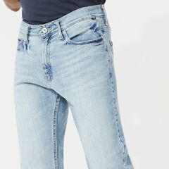 5-Pocket Stretch Jeans with Tapered Leg,Light Tide Water Wash,large