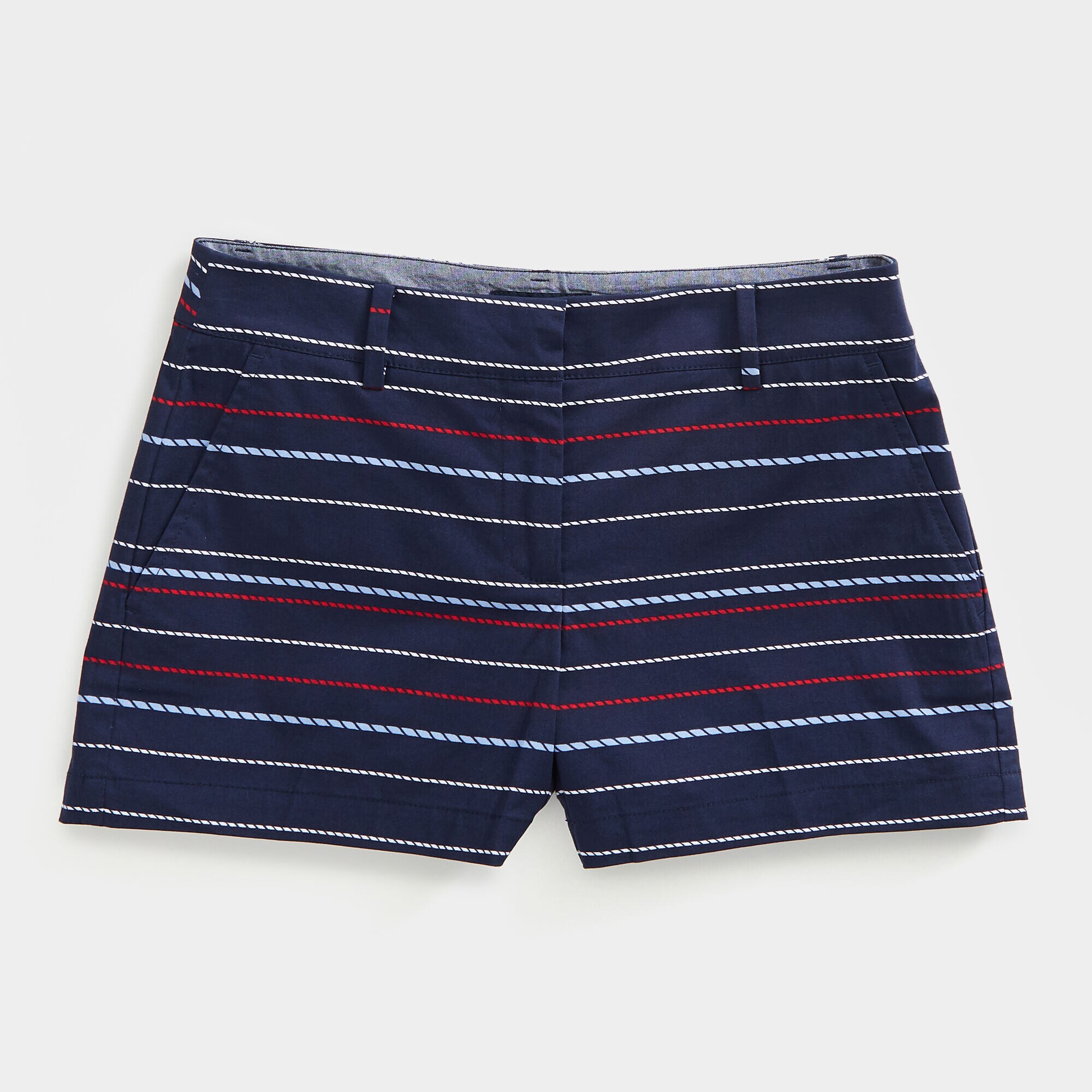 4" ROPE PRINT SHORT,Stellar Blue Heather,large