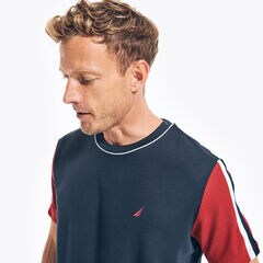 NAVTECH SUSTAINABLY CRAFTED CREWNECK T-SHIRT,Navy,large